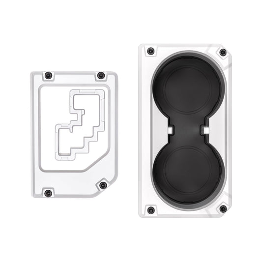 V2 Oversize Cup Holder + Shifter/Shift Gate Trim Rings (2014-2021 Tundra) - WHITE