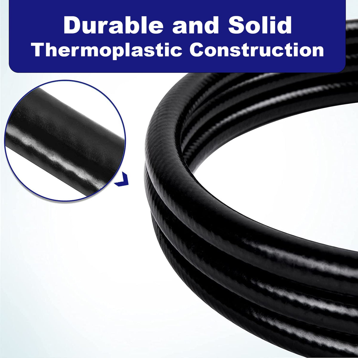 Flame King RV, Van, Trailer Low Pressure Quick Connect 72 Inch, 3/8 Inch ID Female SAE Gas Flare Fitting