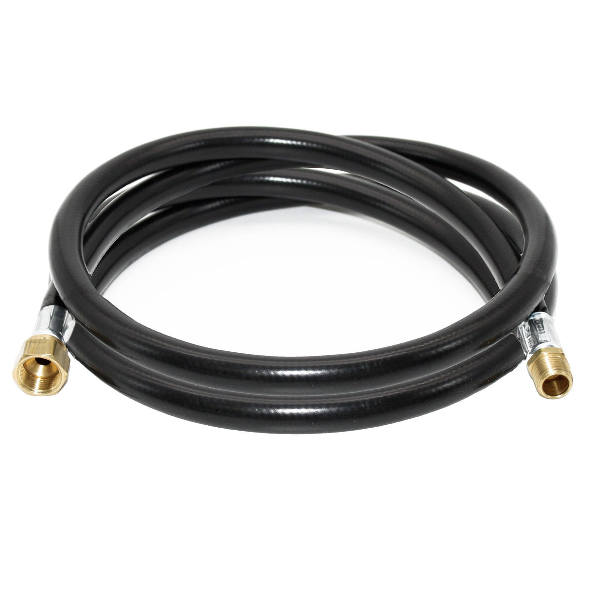 Flame King 60" RV Propane Hose, 1/2" Female Flare x 3/8" MNPT CSA Approved