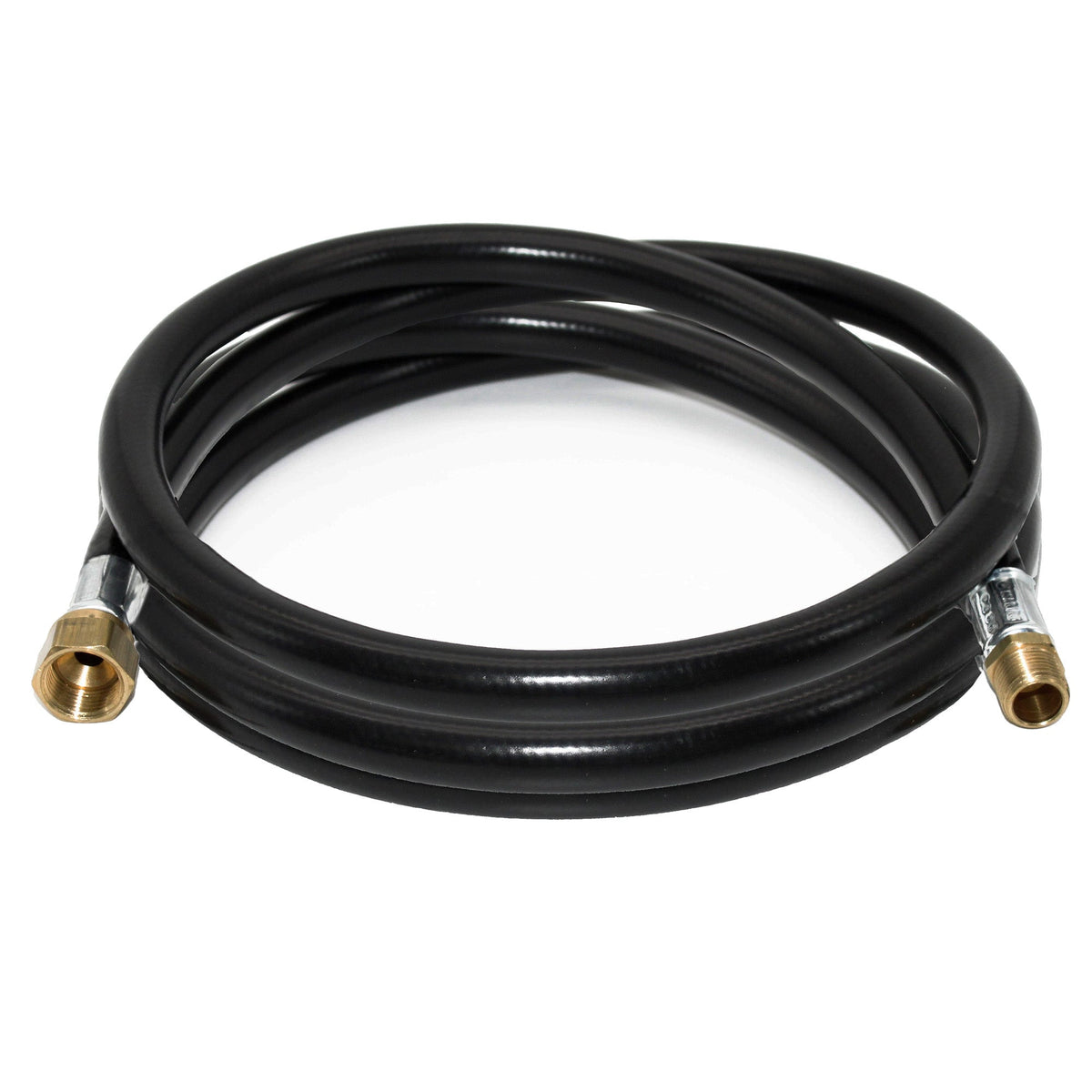 Flame King 96" RV Propane Hose, 1/2" Female Flare x 3/8" MNPT CSA Approved