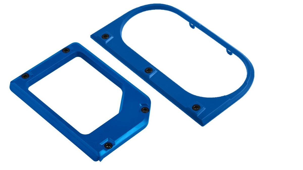 Cup Holder/Shifter Trim Rings (2014-2021 Tundra) - VOODOO BLUE