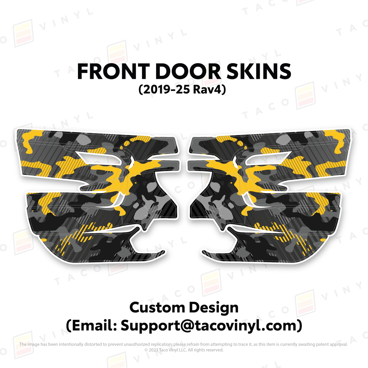 2019-25 Rav4 Door Skins
