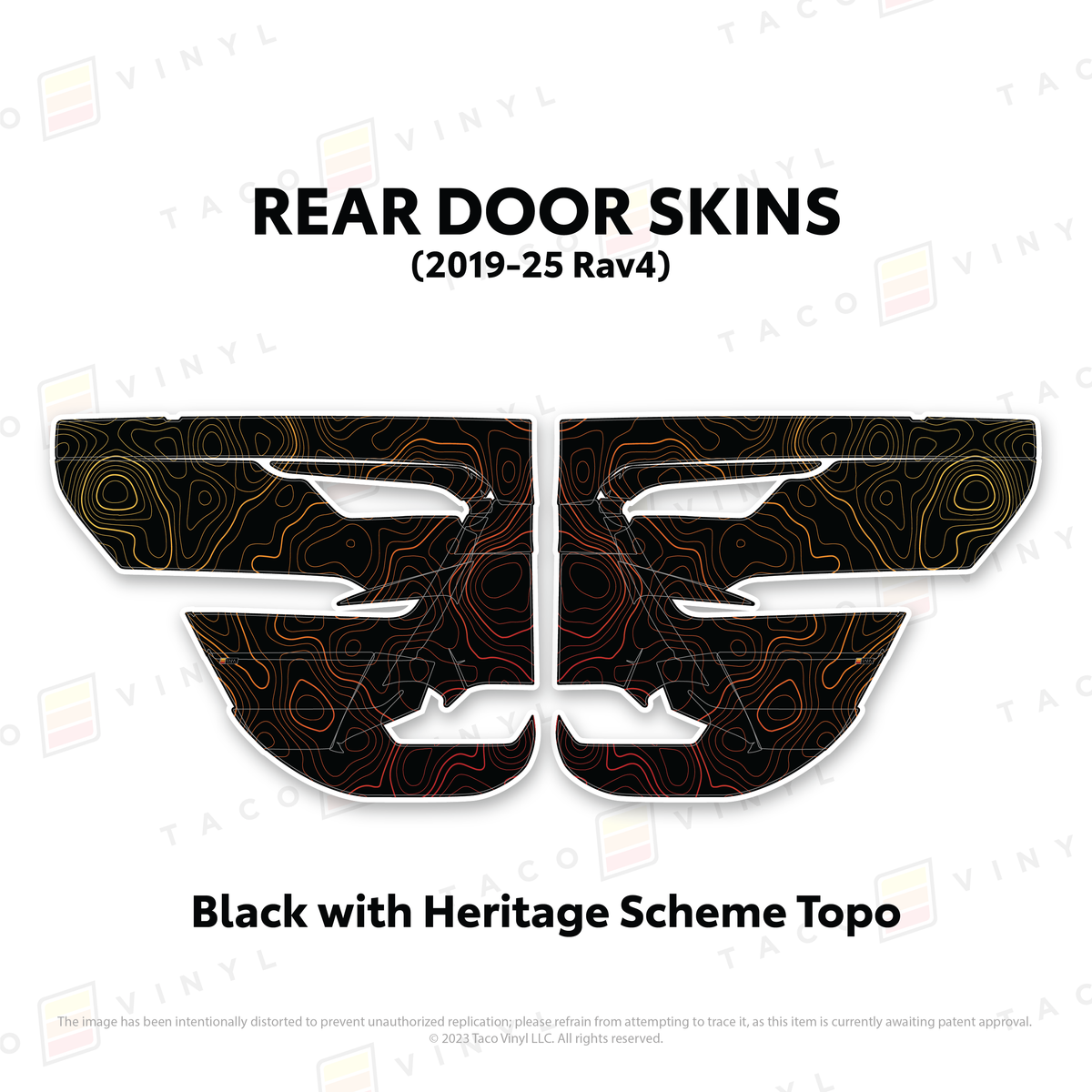 2019-25 Rav4 Door Skins