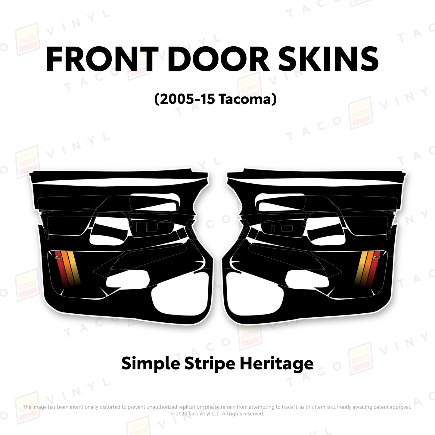 2005-15 Tacoma Door Skins
