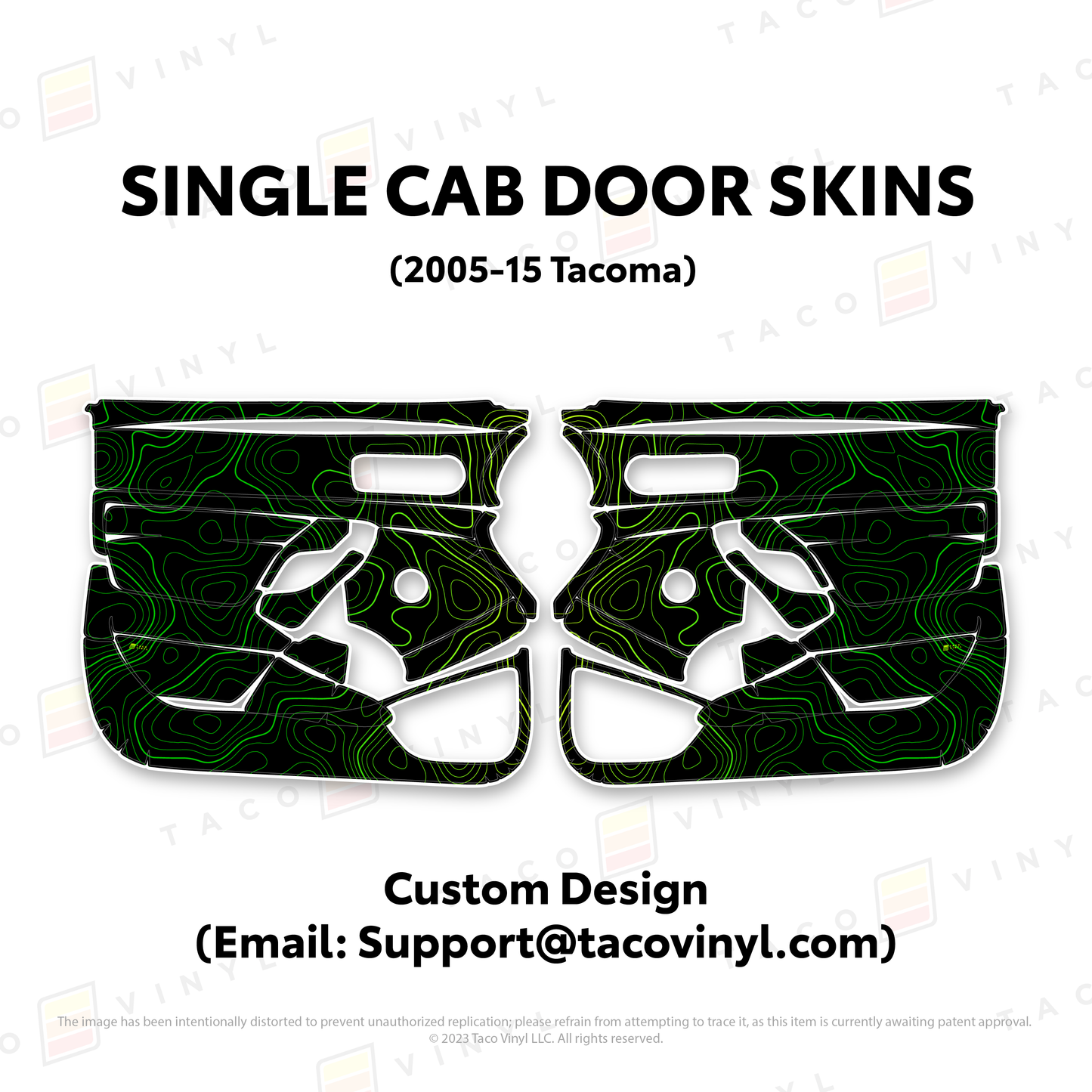 2005-15 Tacoma Single Cab Door Skins