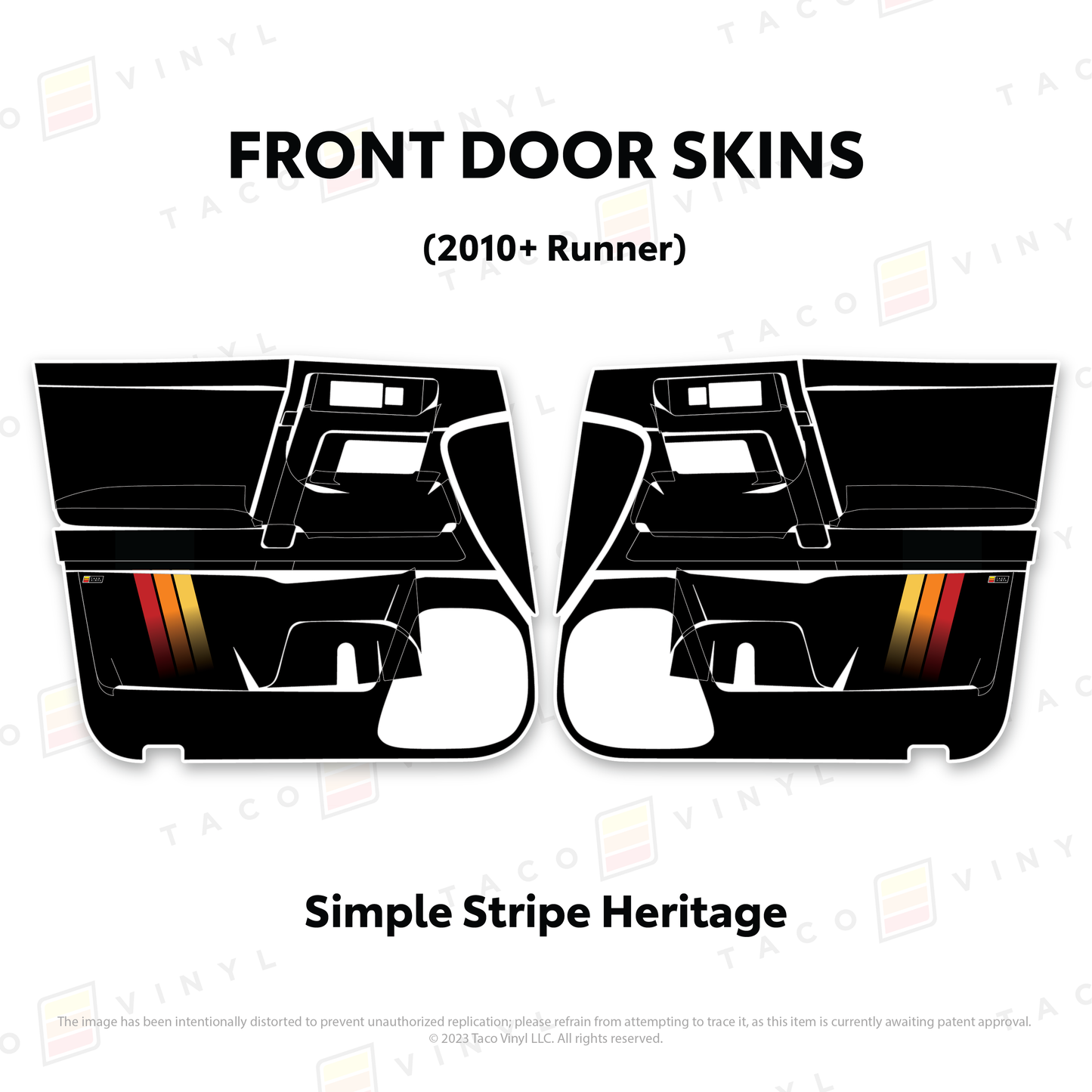 2010-24 4Runner Door Skins
