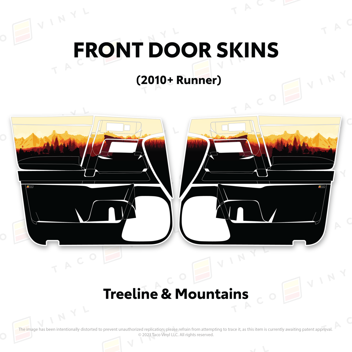 2010-24 4Runner Door Skins