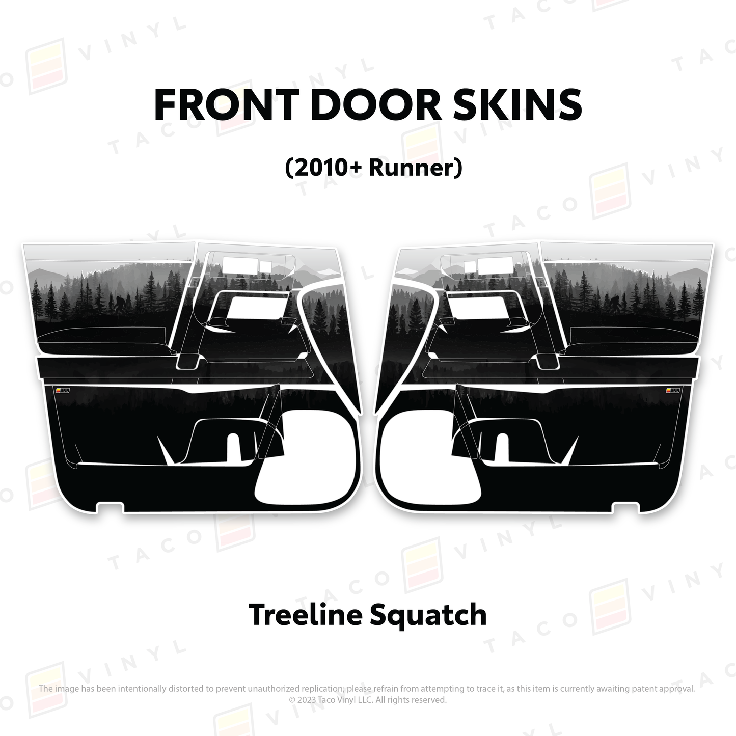 2010-24 4Runner Door Skins