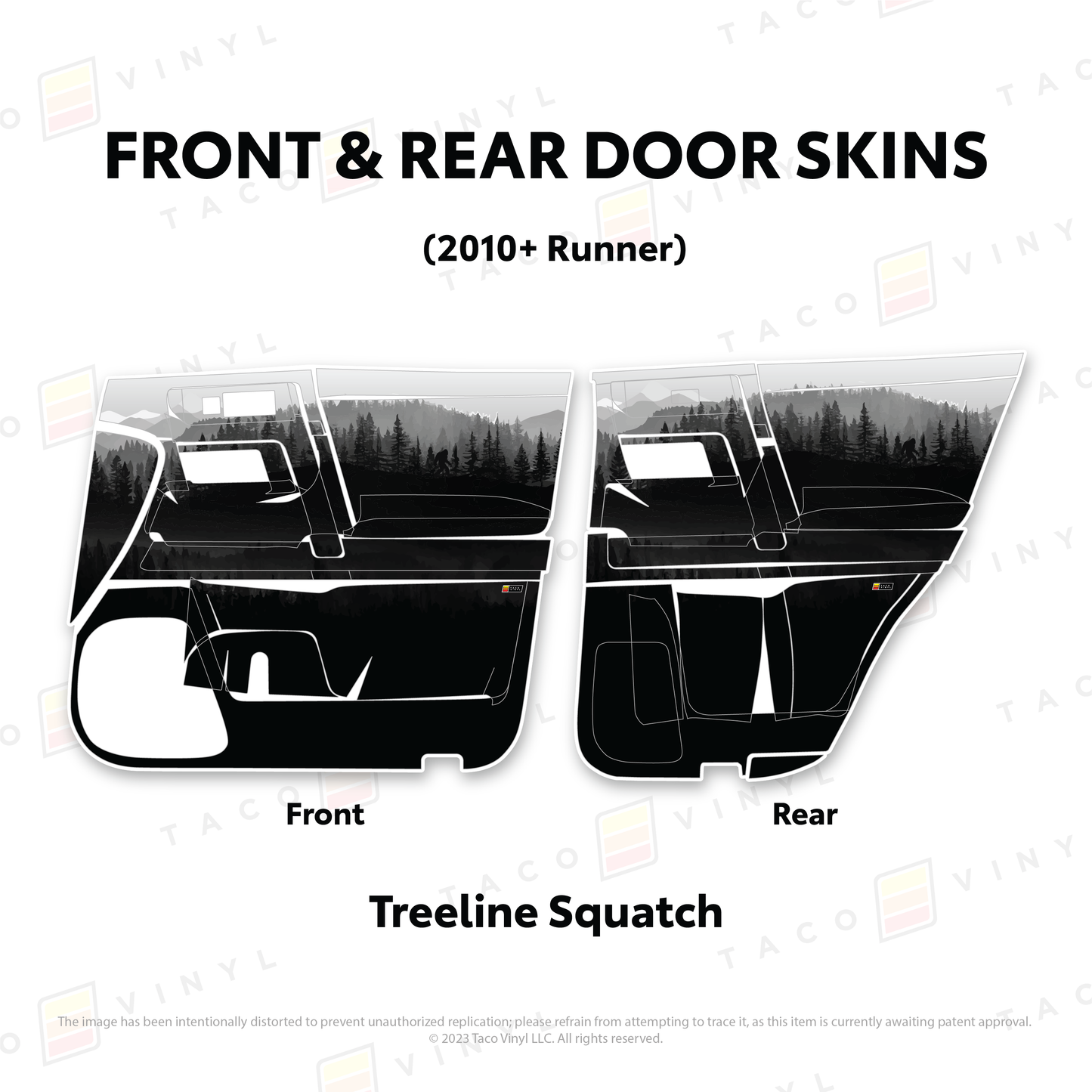 2010-24 4Runner Door Skins