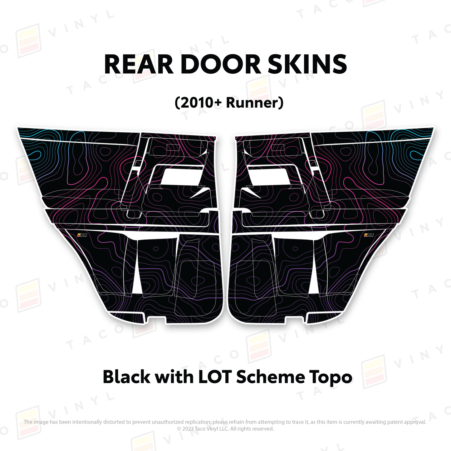 2010-24 4Runner Door Skins