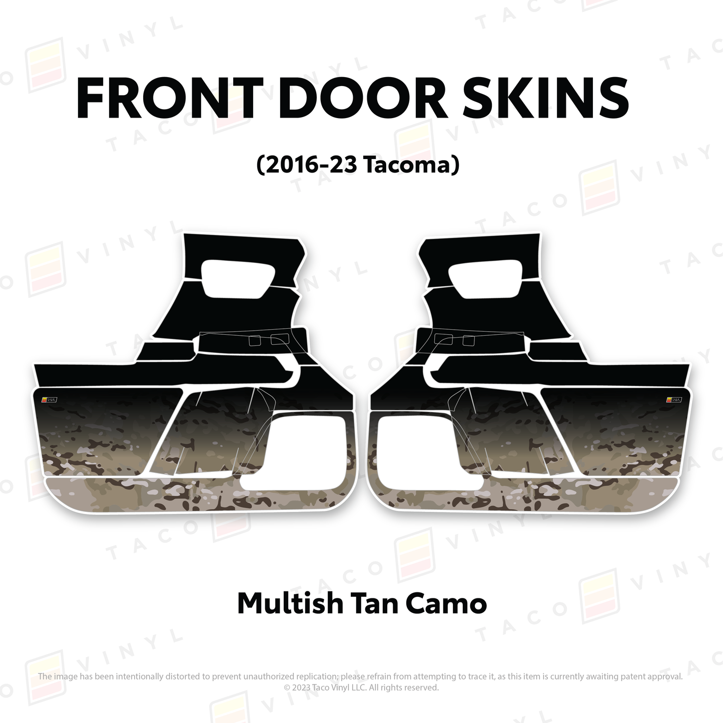 2016-23 Tacoma Door Skins