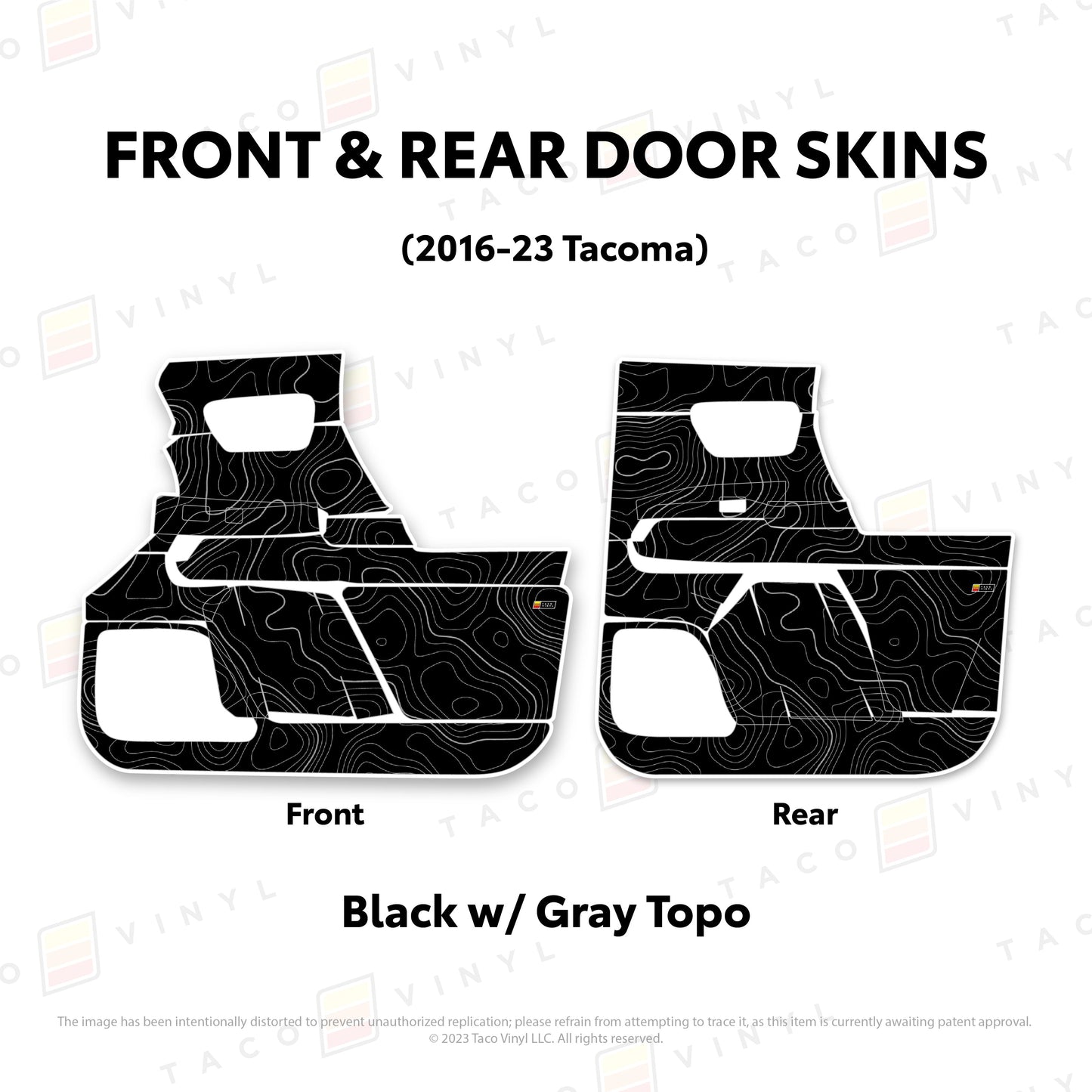 2016-23 Tacoma Door Skins