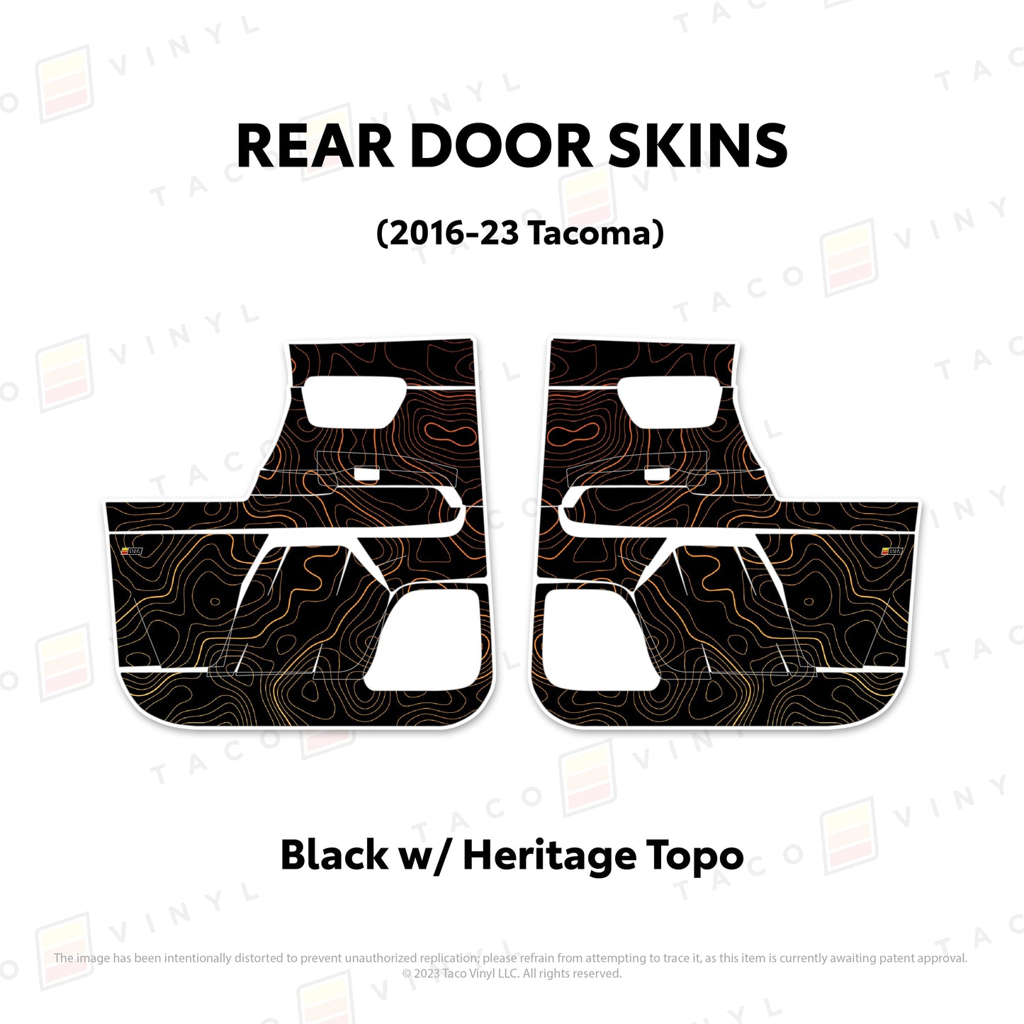 2016-23 Tacoma Door Skins