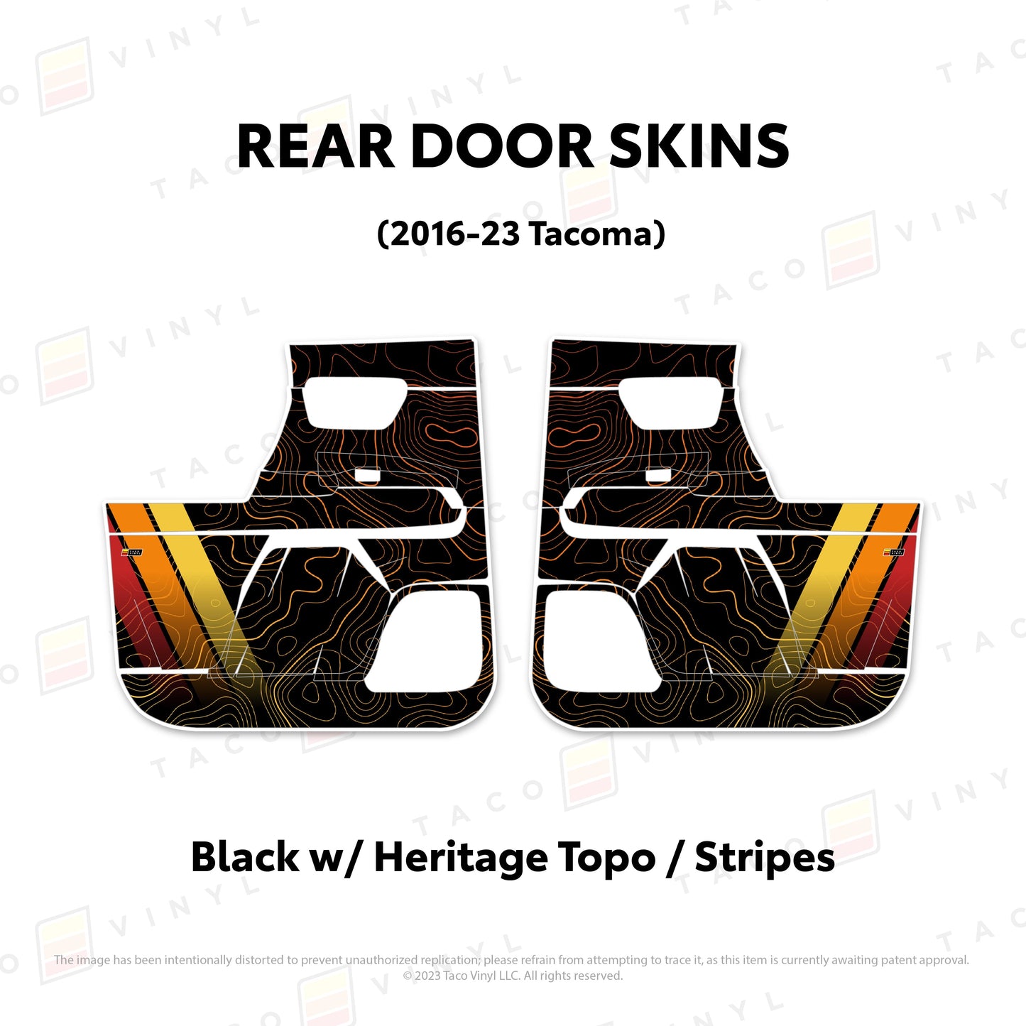 2016-23 Tacoma Door Skins