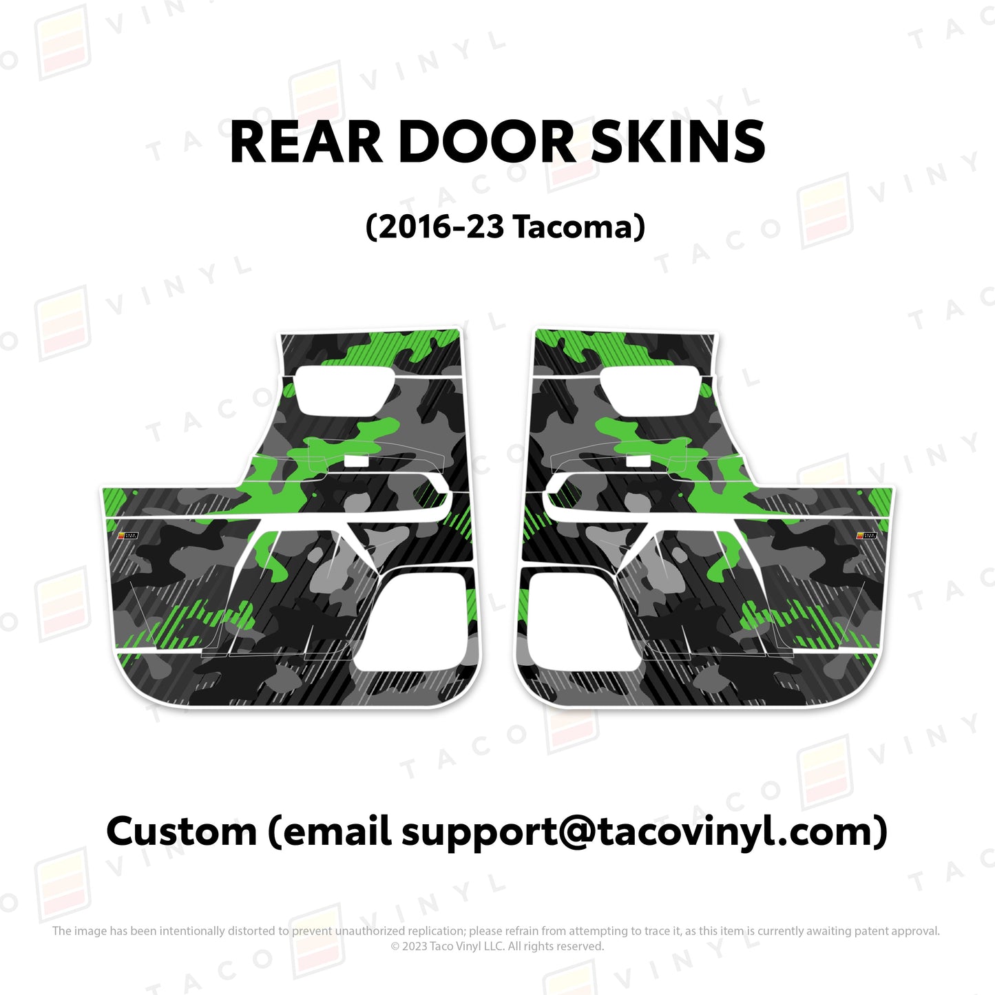2016-23 Tacoma Door Skins