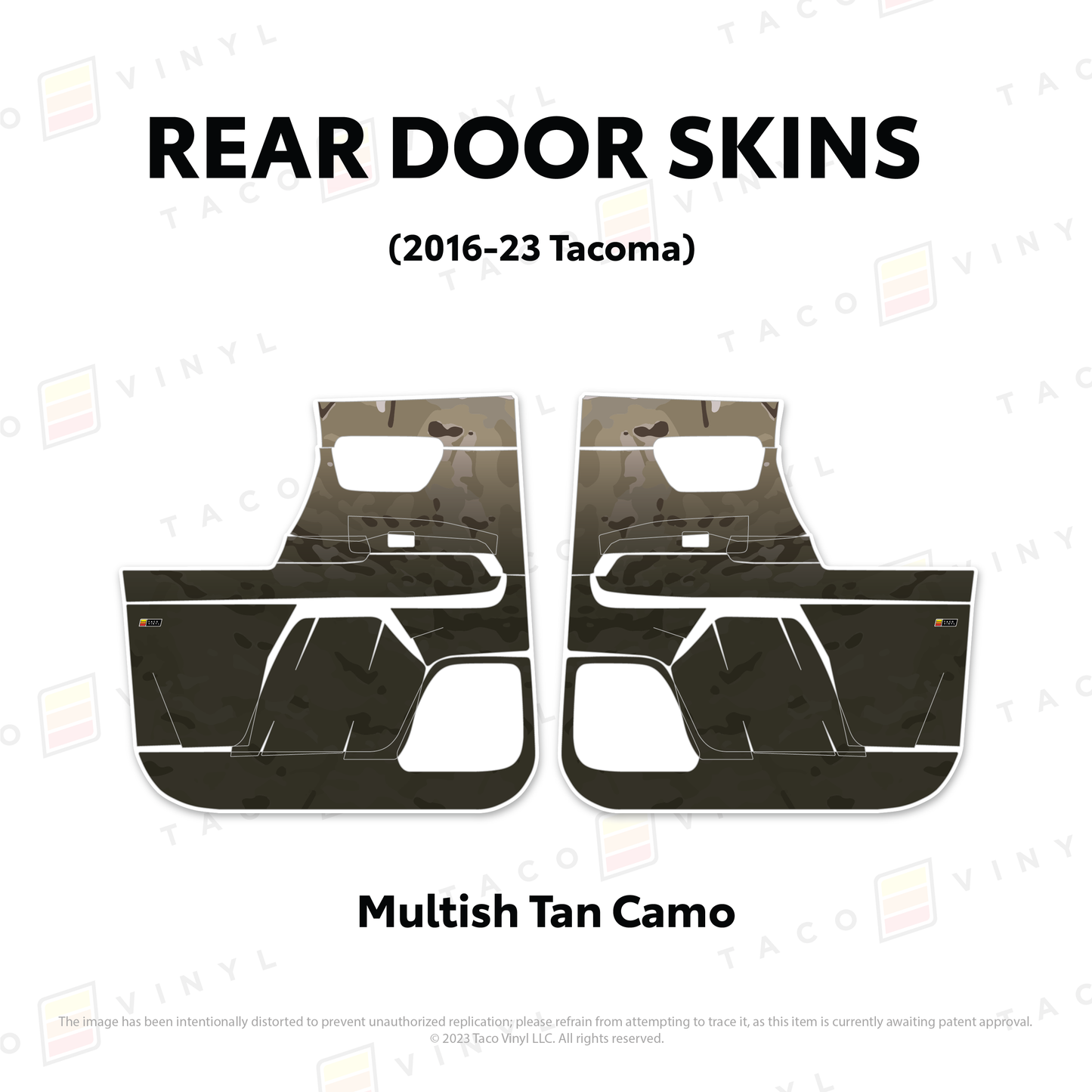 2016-23 Tacoma Door Skins
