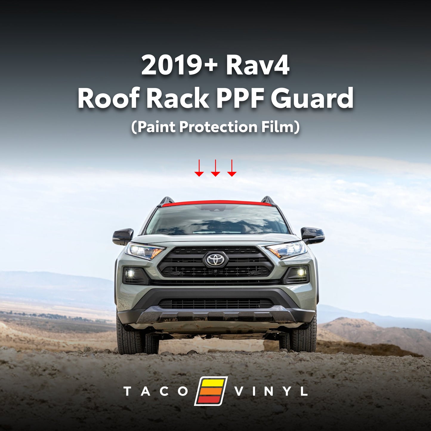2019+ Rav4 PPF Roof Rack Guard