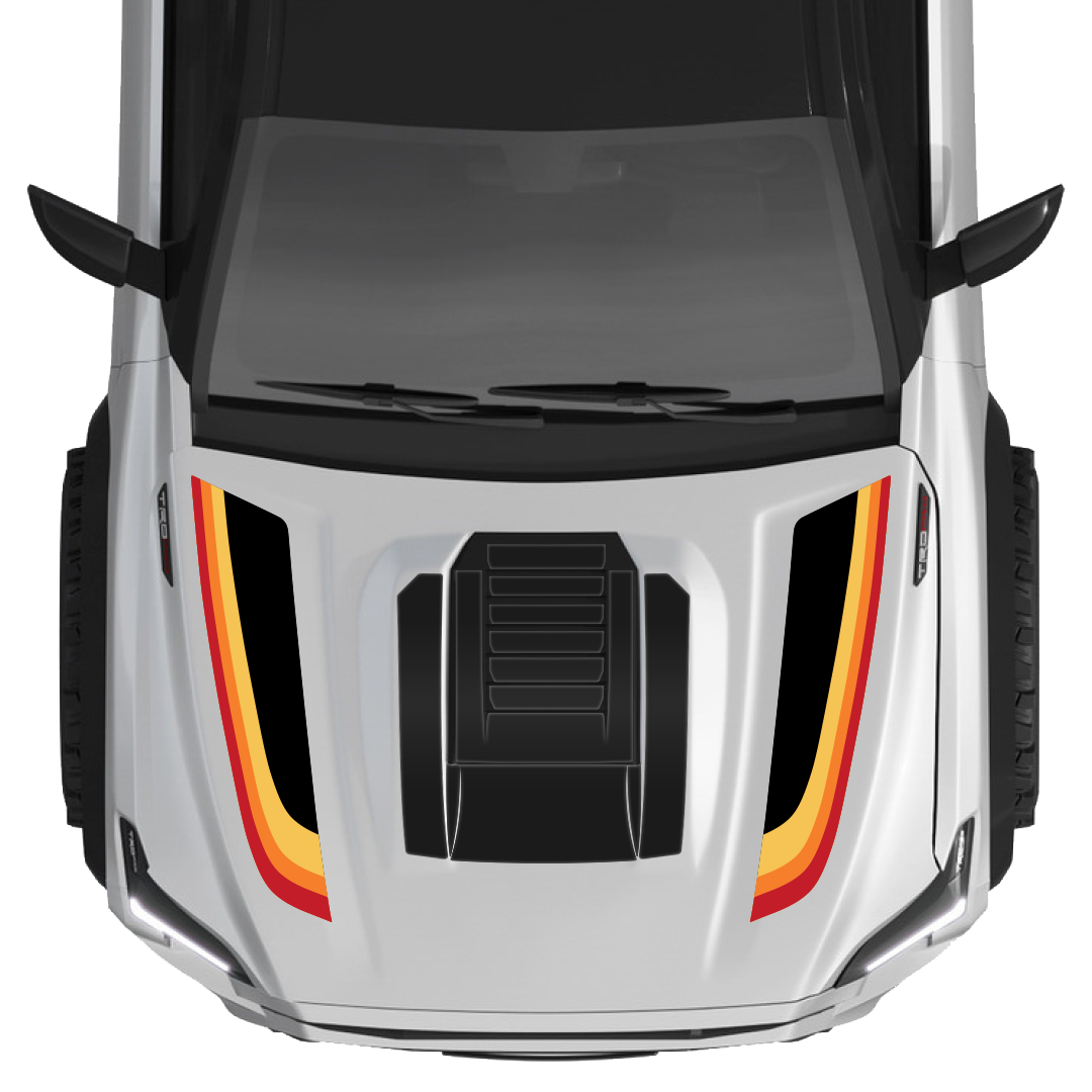 2024+ Tacoma Fury Hood Scoop Stamp (W/ Long Fangs)