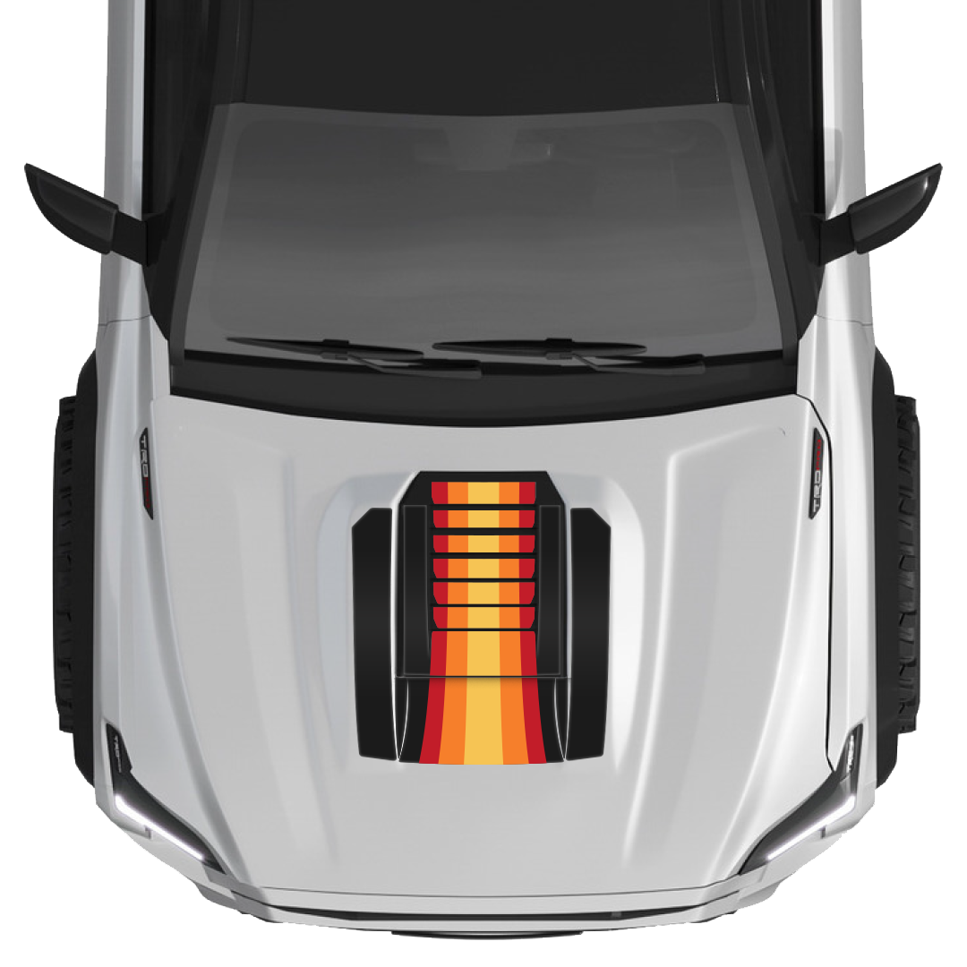 2024+ Tacoma Fury Hood Scoop Stamp (W/ No Fangs)