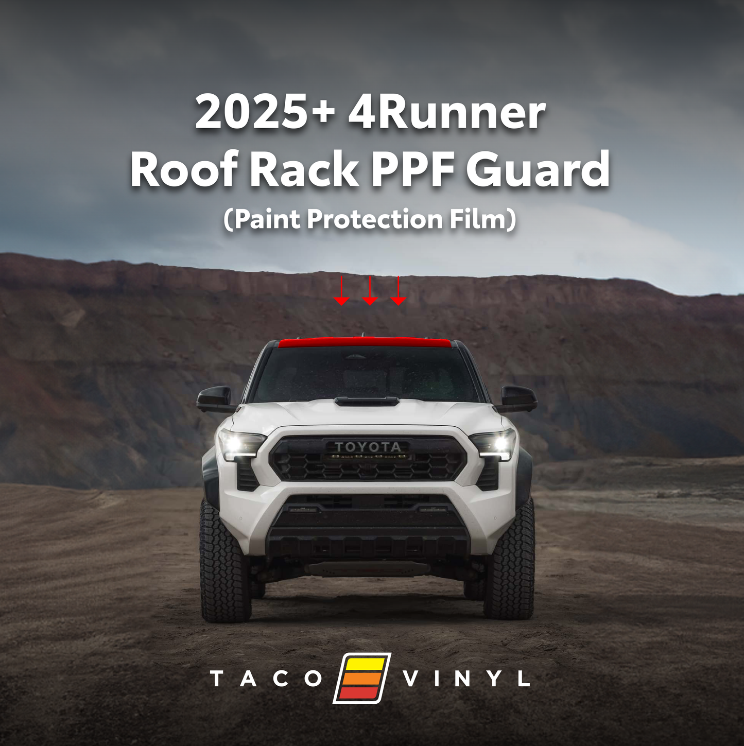 2025+ 4Runner PPF Roof Rack Guard