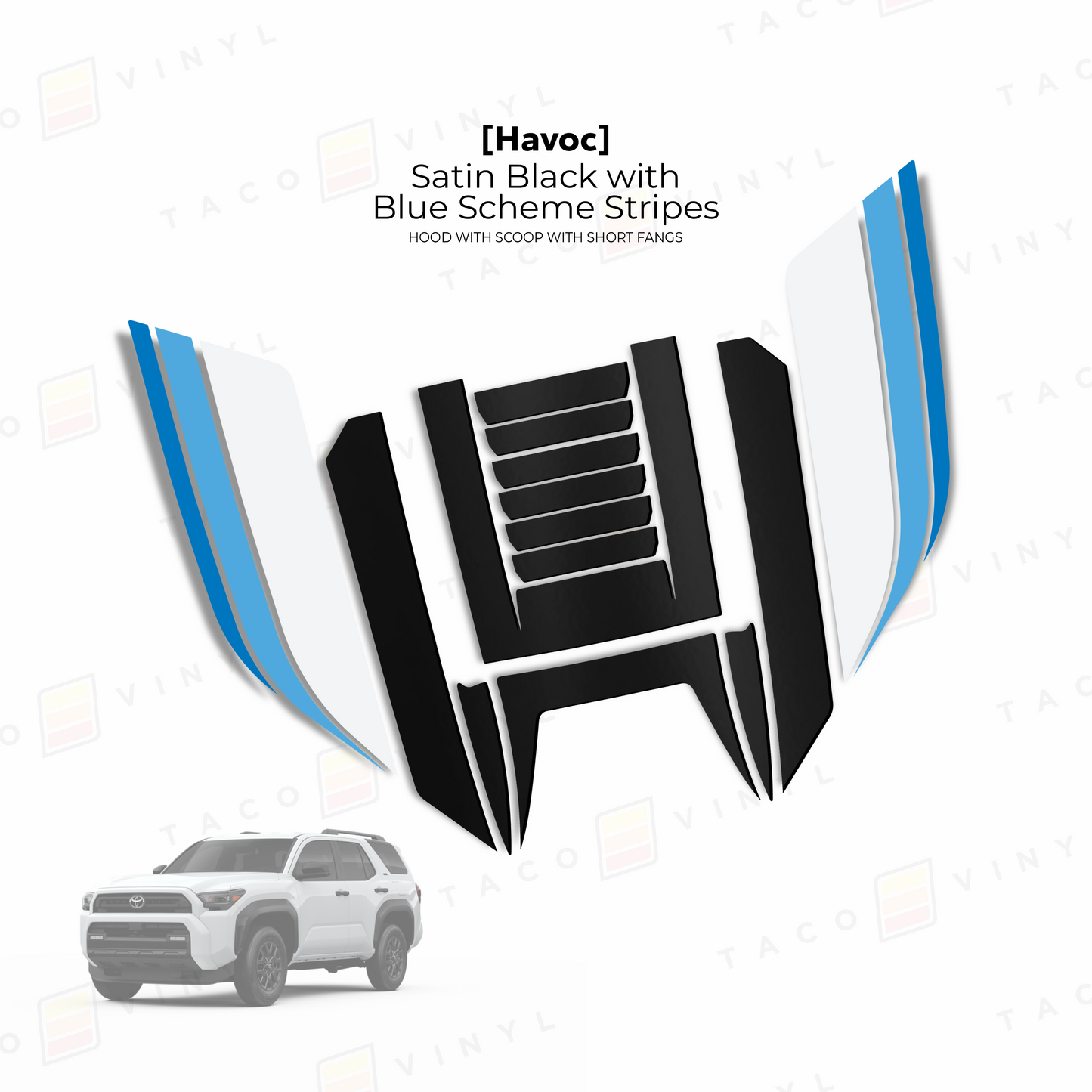 2025+ 4Runner Havoc Hood Scoop Stamp (W/ Short Fangs)