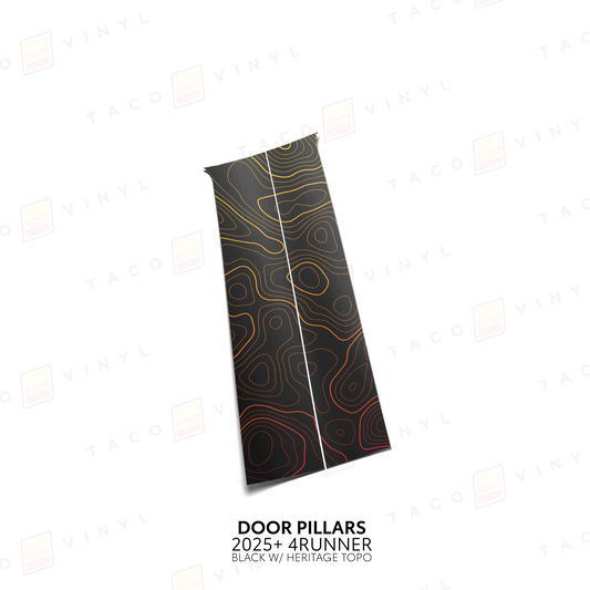2025+ 4Runner Door Pillar Decals