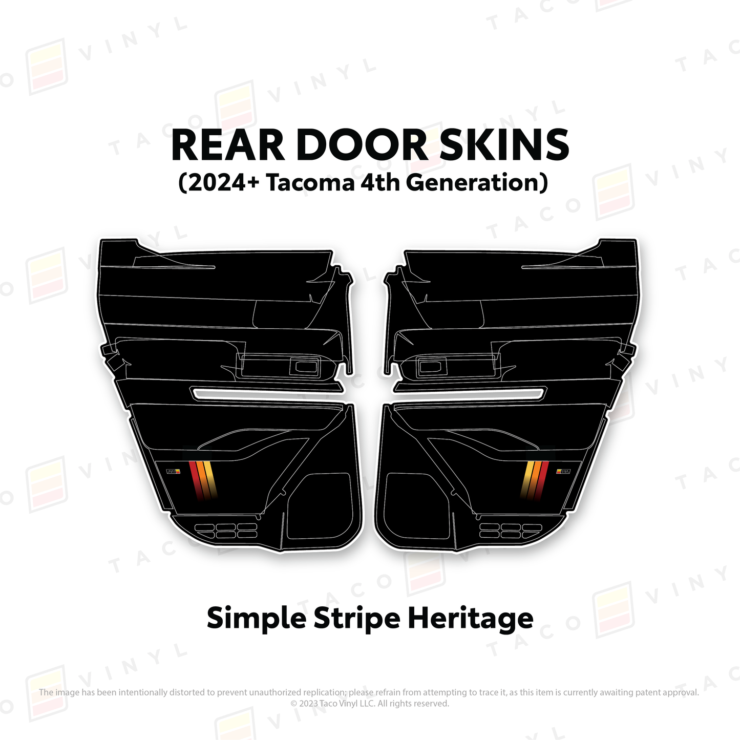 2024+ Tacoma Door Skins