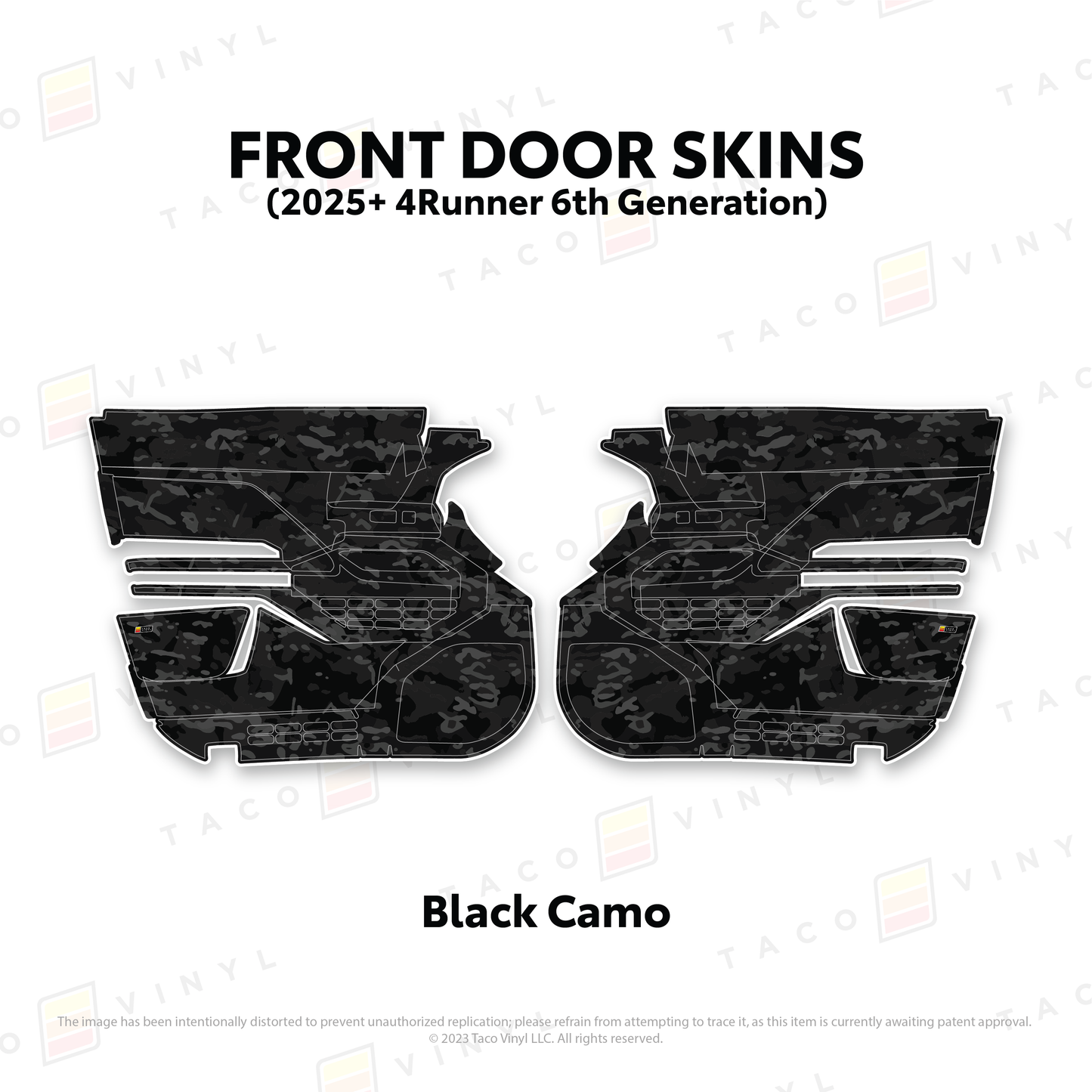 2025+ 4Runner Door Skins