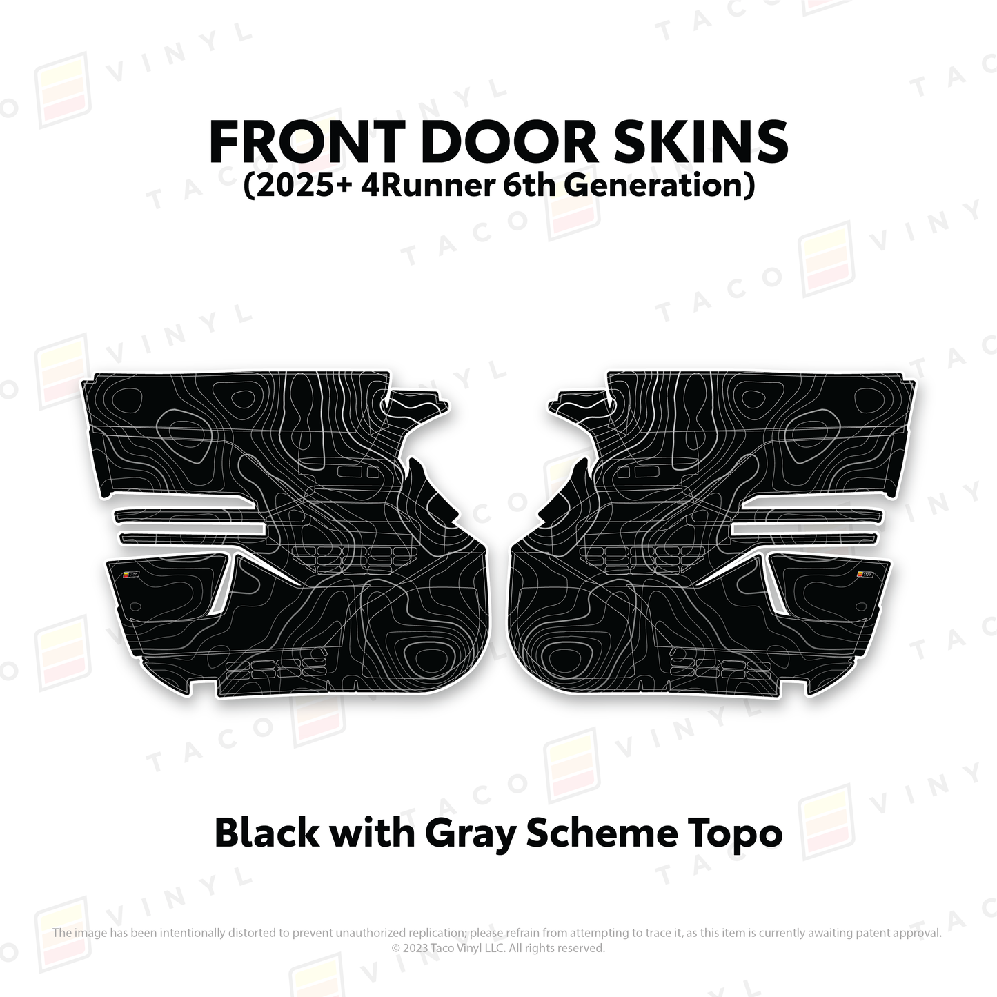 2025+ 4Runner Door Skins