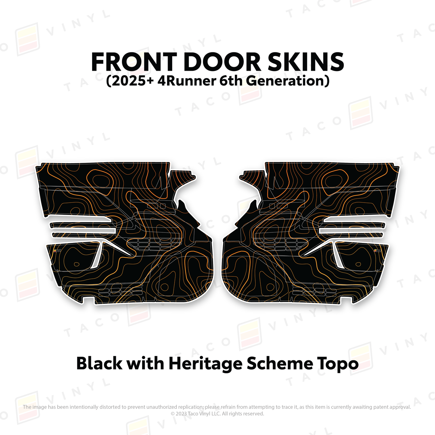 2025+ 4Runner Door Skins