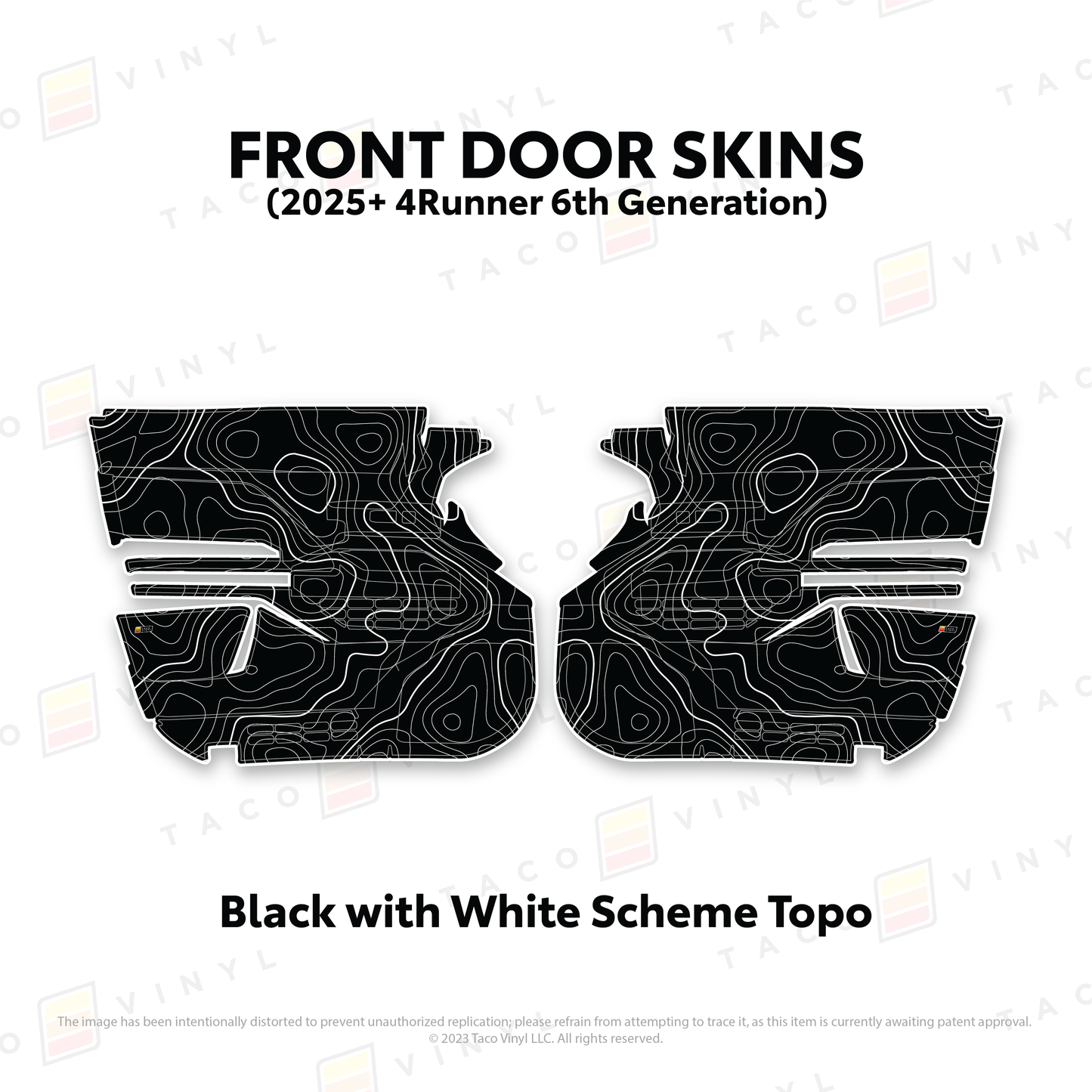 2025+ 4Runner Door Skins