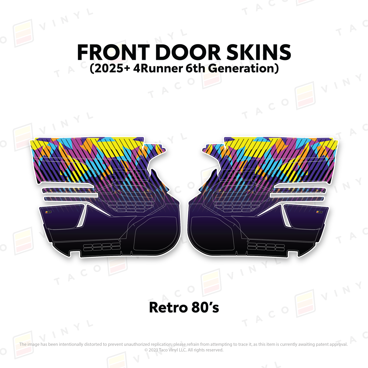 2025+ 4Runner Door Skins