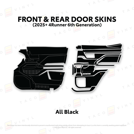 2025+ 4Runner Door Skins
