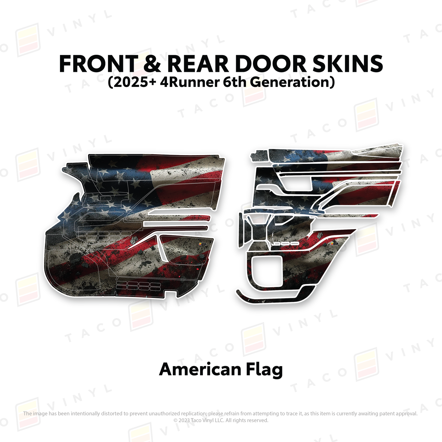 2025+ 4Runner Door Skins