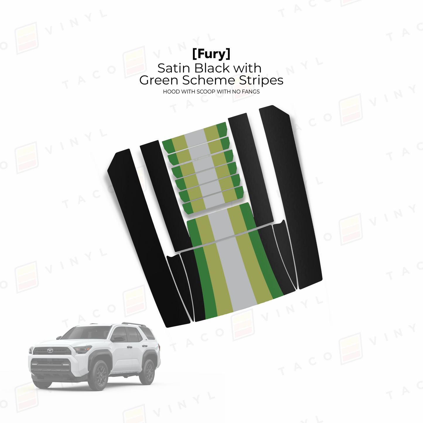 2025+ 4Runner Fury Hood Scoop Stamp (W/ No Fangs)