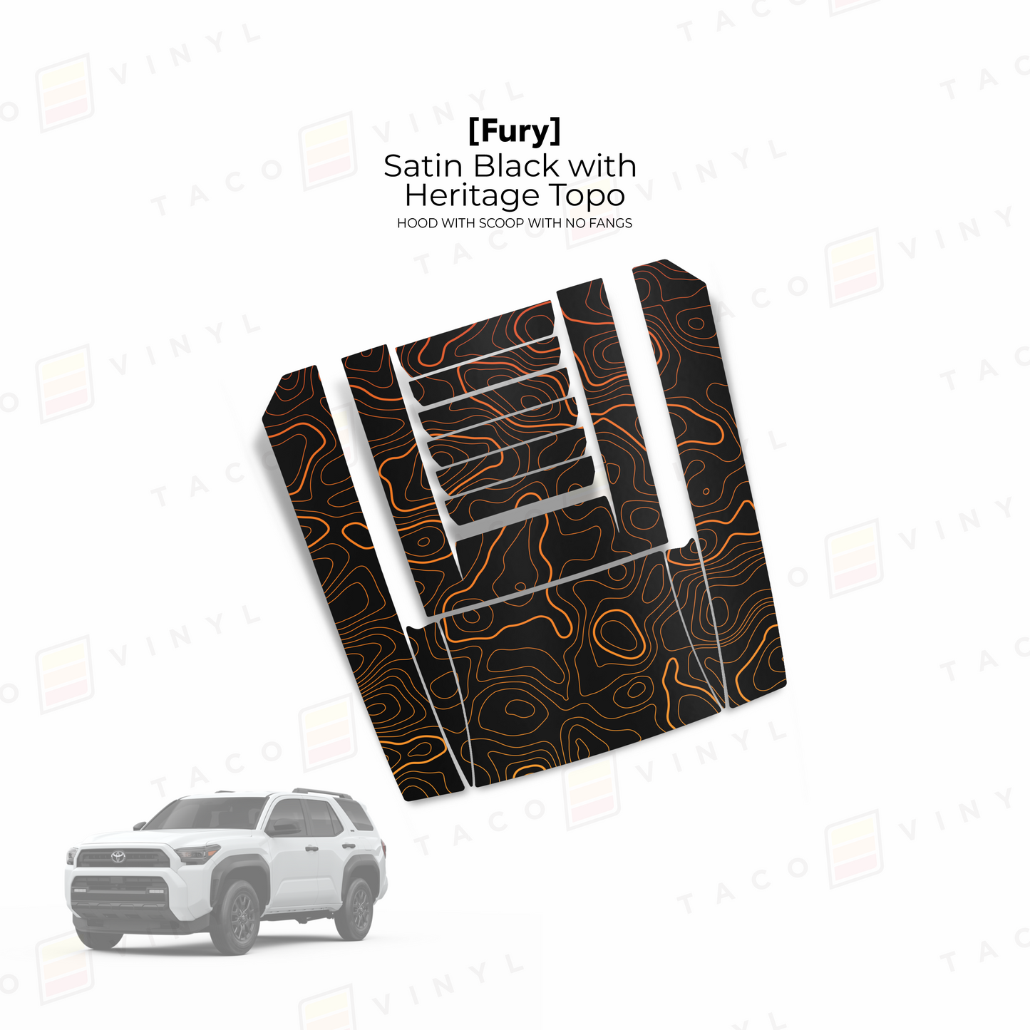 2025+ 4Runner Fury Hood Scoop Stamp (W/ No Fangs)