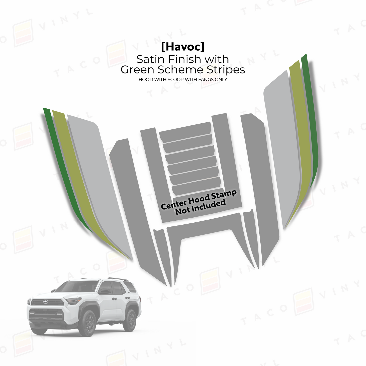 2025+ 4Runner Havoc Hood Scoop Stamp (W/ Fangs only)