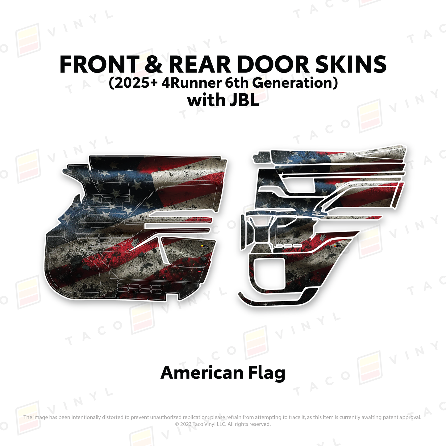 2025+ 4Runner Door Skins