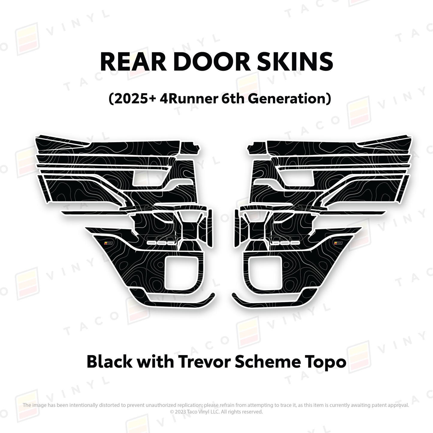 2025+ 4Runner Door Skins