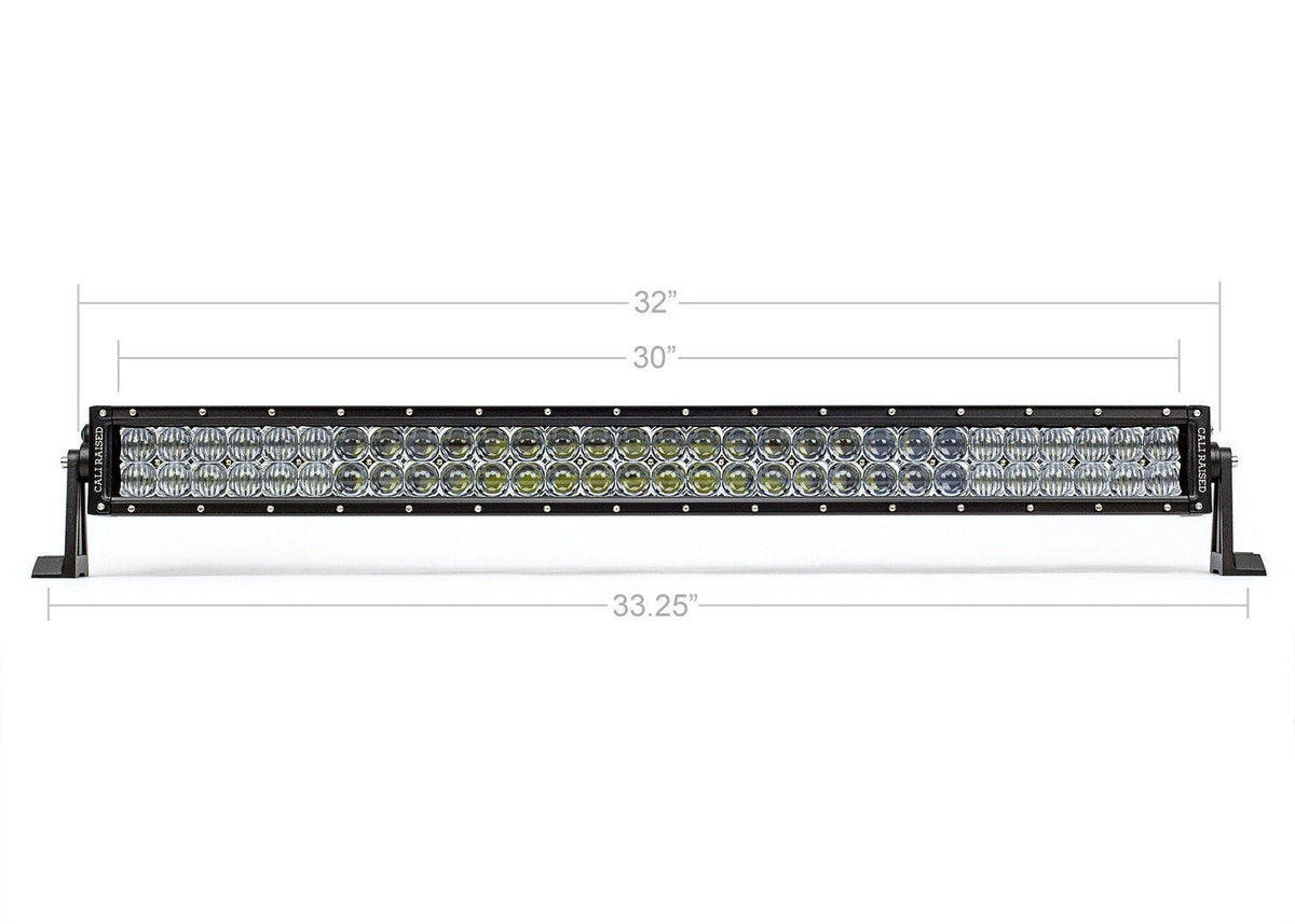 32" Lower Bumper Hidden LED Light Bar Brackets Kit For 2003-2009 Toyota 4Runner