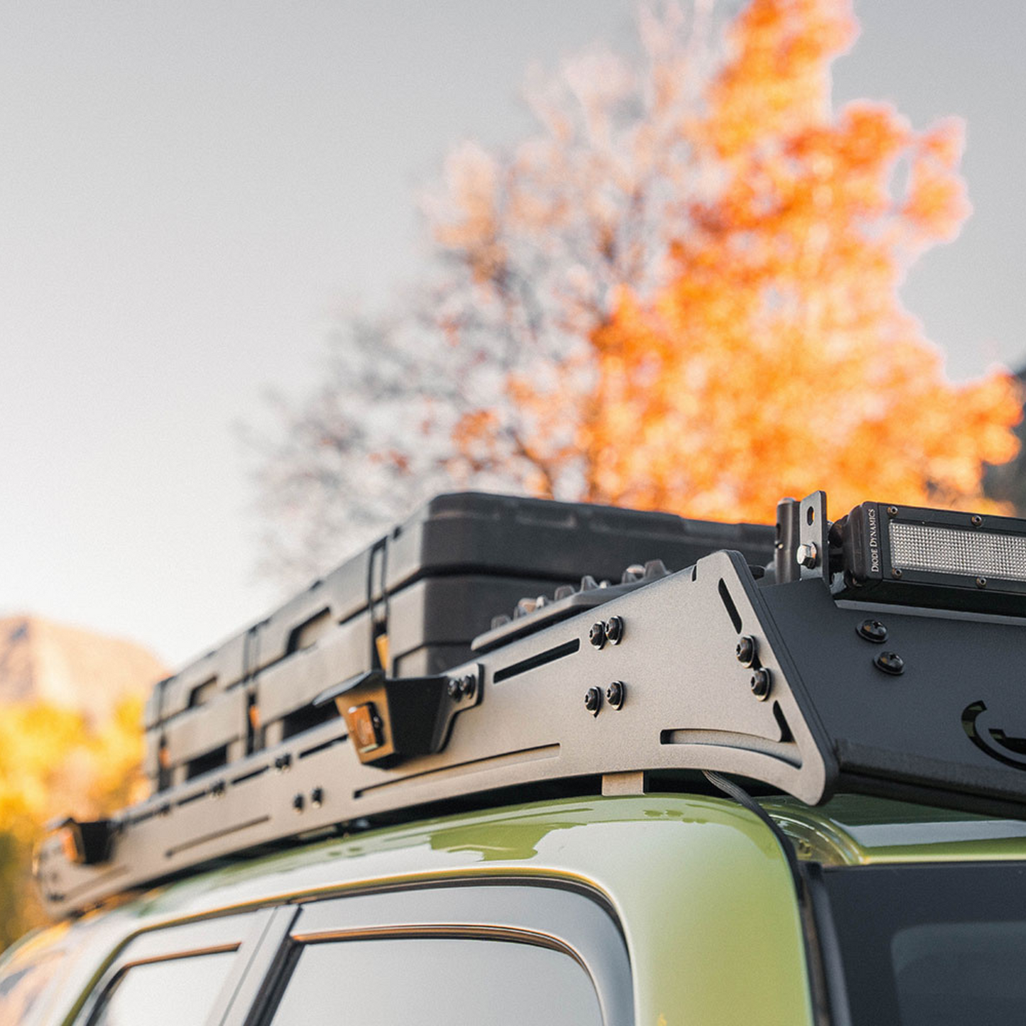 5th Gen Toyota 4Runner Prinsu Pro Roof Rack Full Non-Drill / Cutout for 40" Light Bars