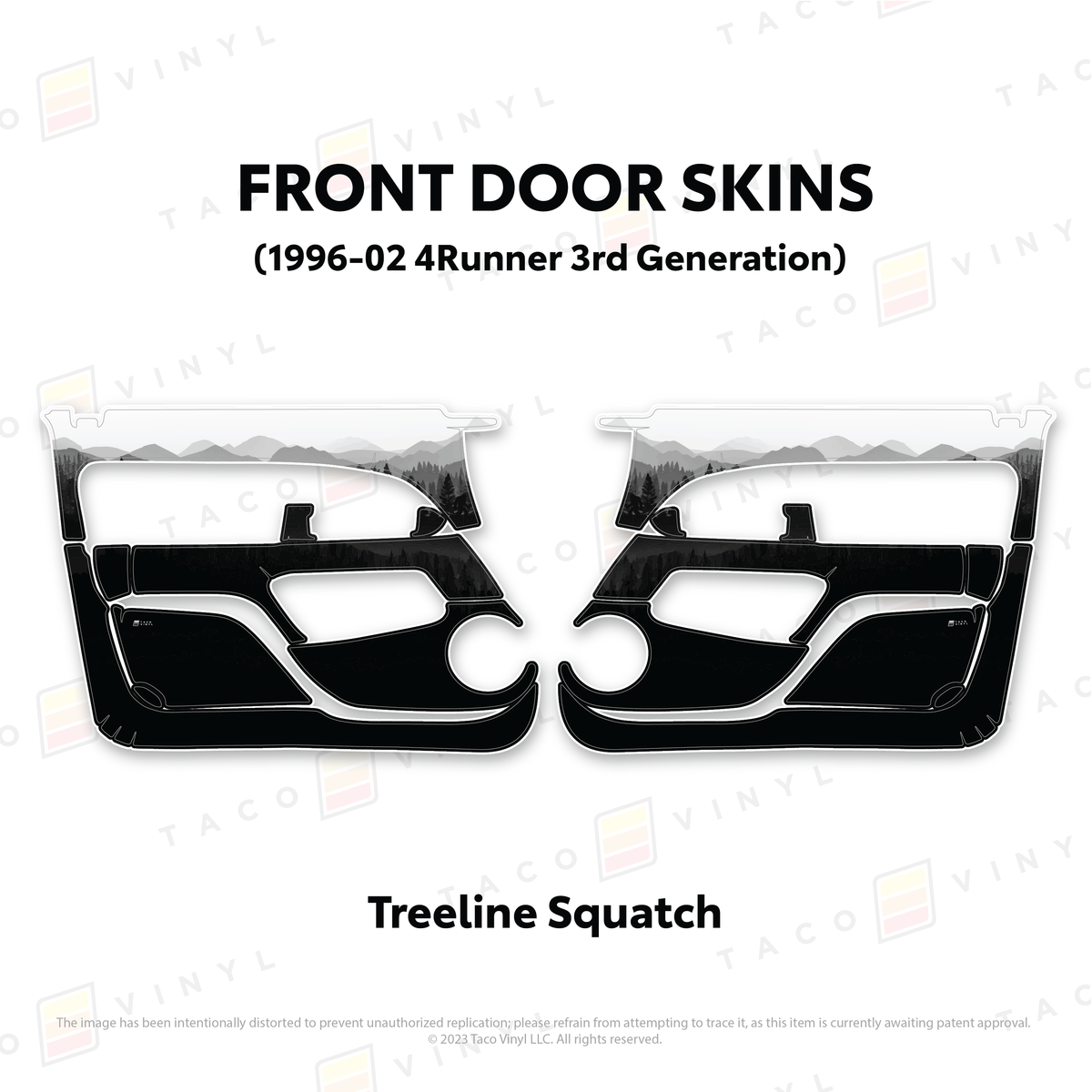 1996-2002 4Runner Door Skins