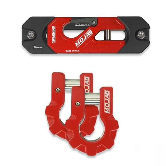 Color-Matched Recessed Winch Shackle & 3/4” Aluminum D-Shackles