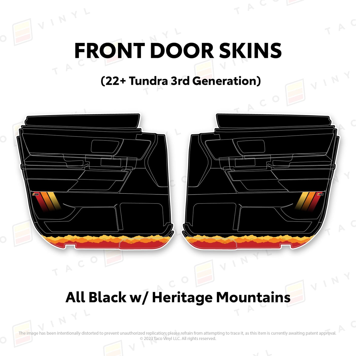 2022+ Tundra Door Skins