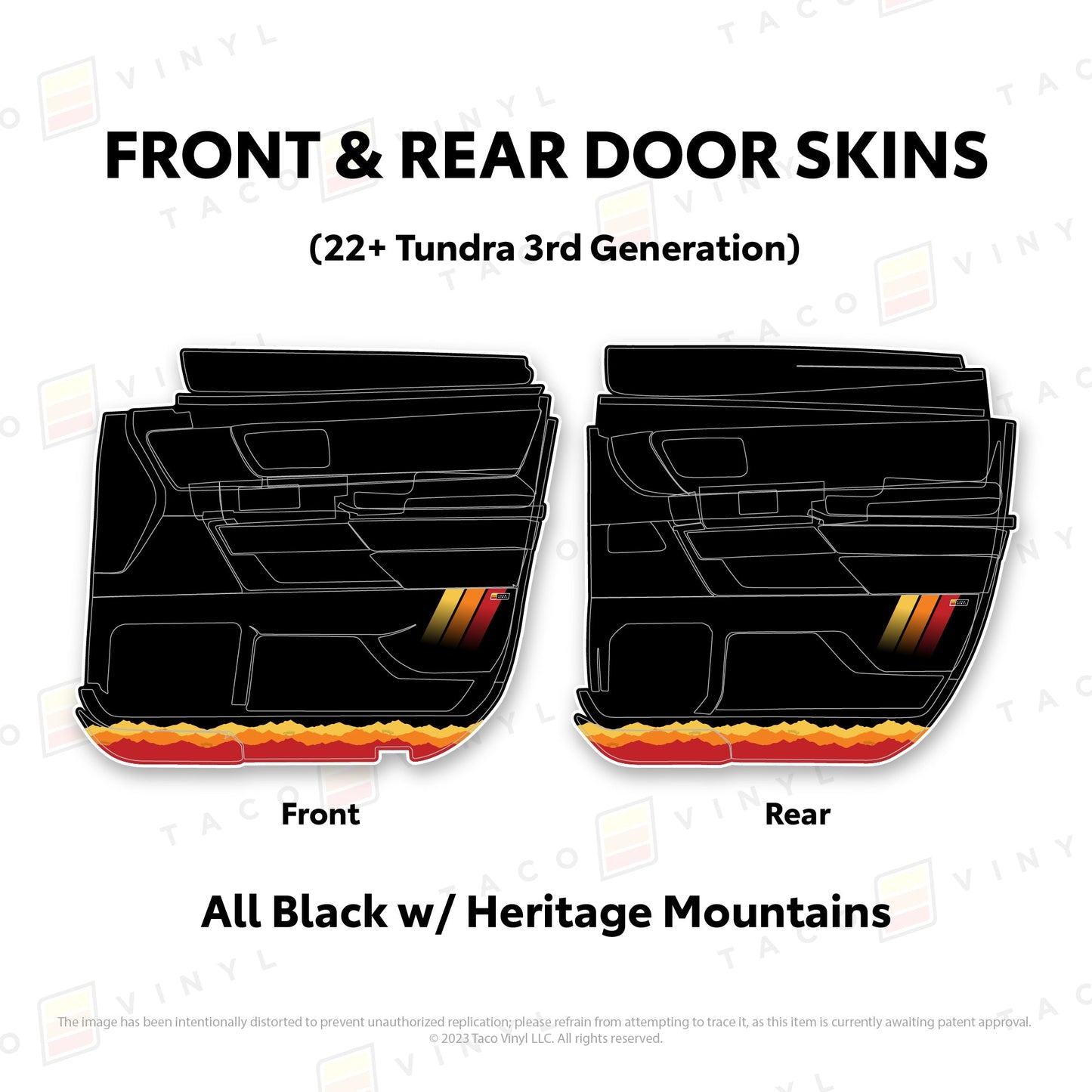 2022+ Tundra Door Skins