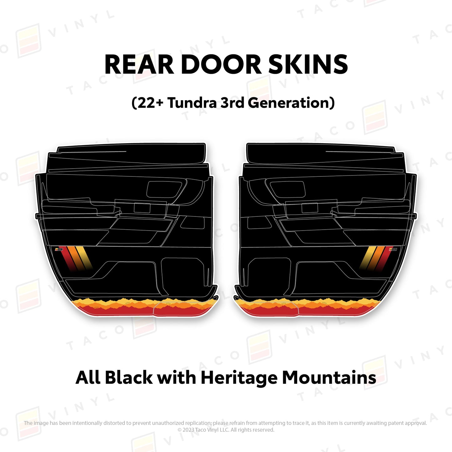 2022+ Tundra Door Skins