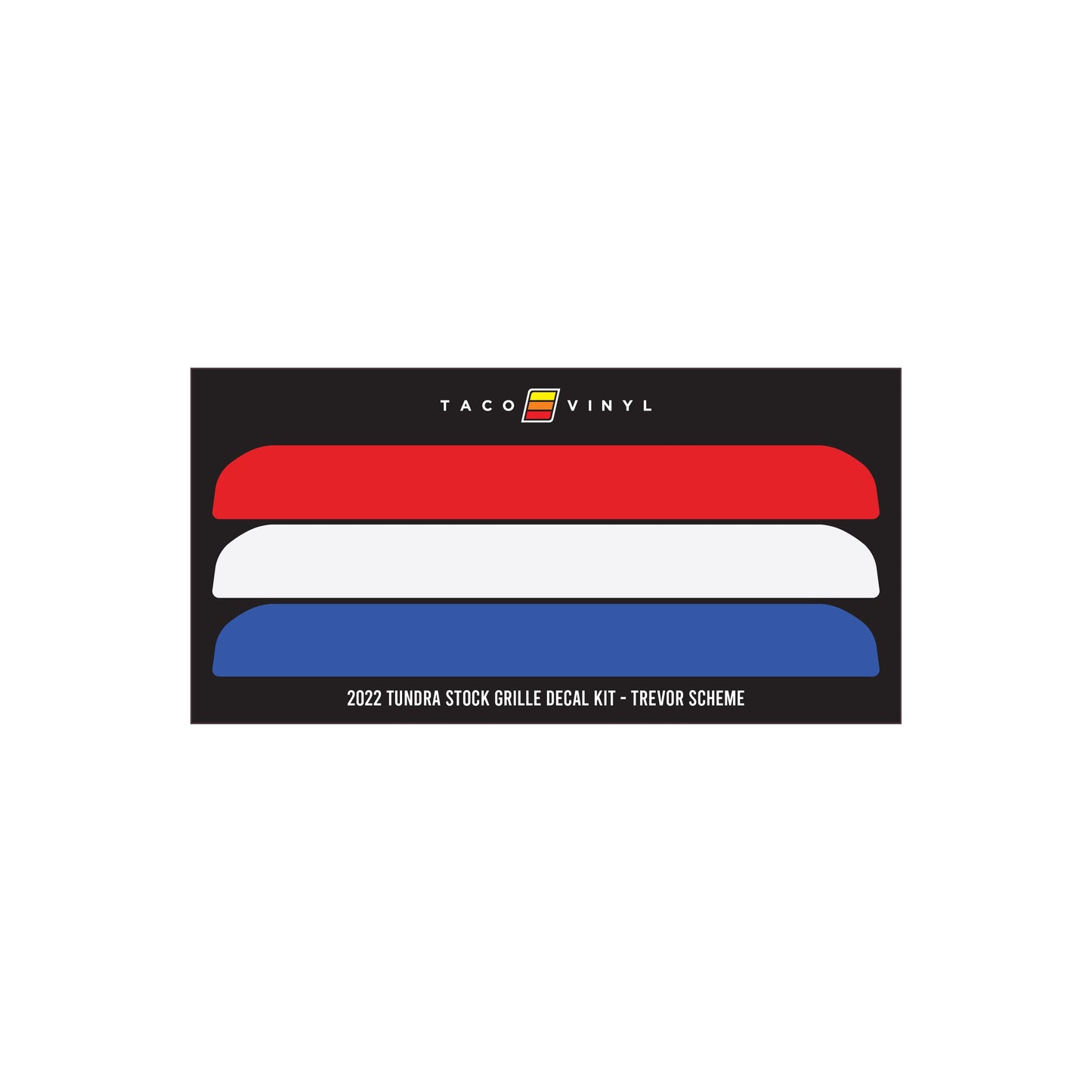 2022+ Tundra Offroad Grille Decal