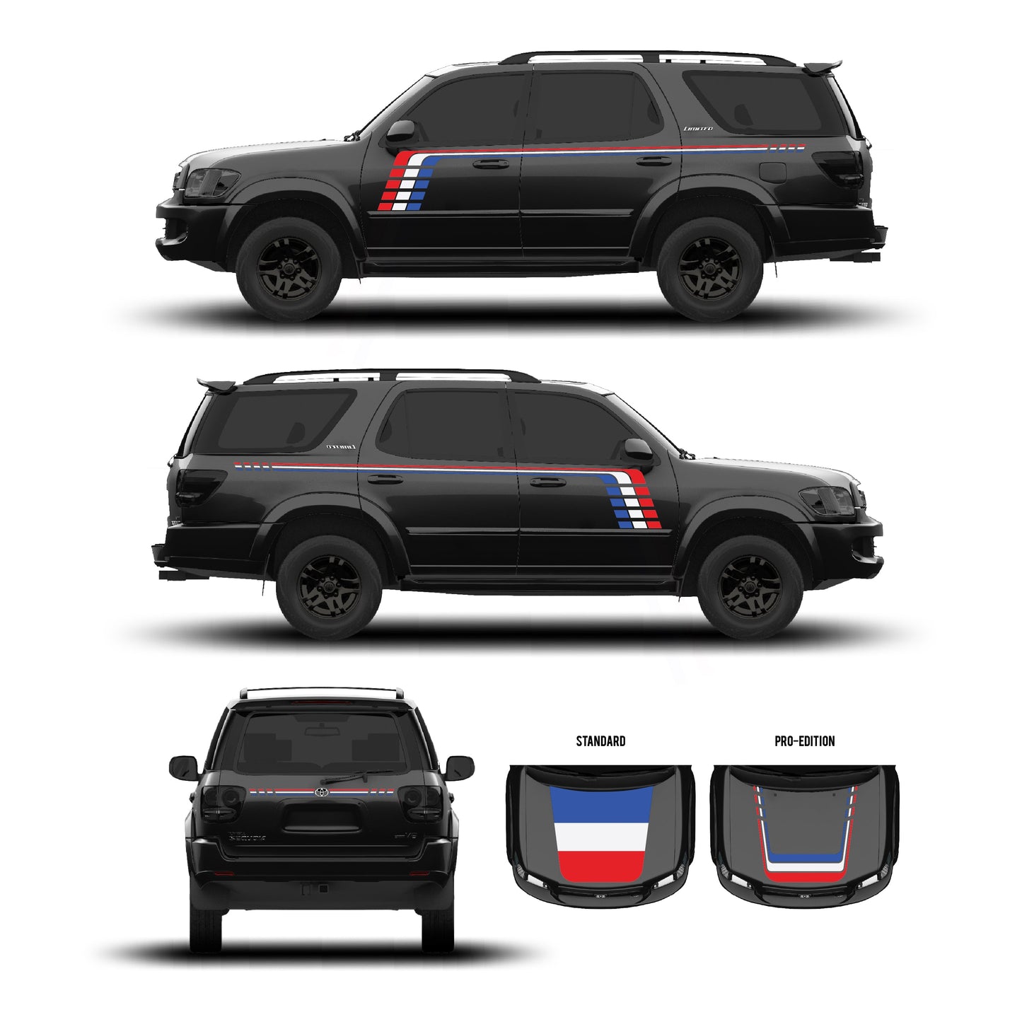 2001–07 Sequoia Checkered Stripe Kit