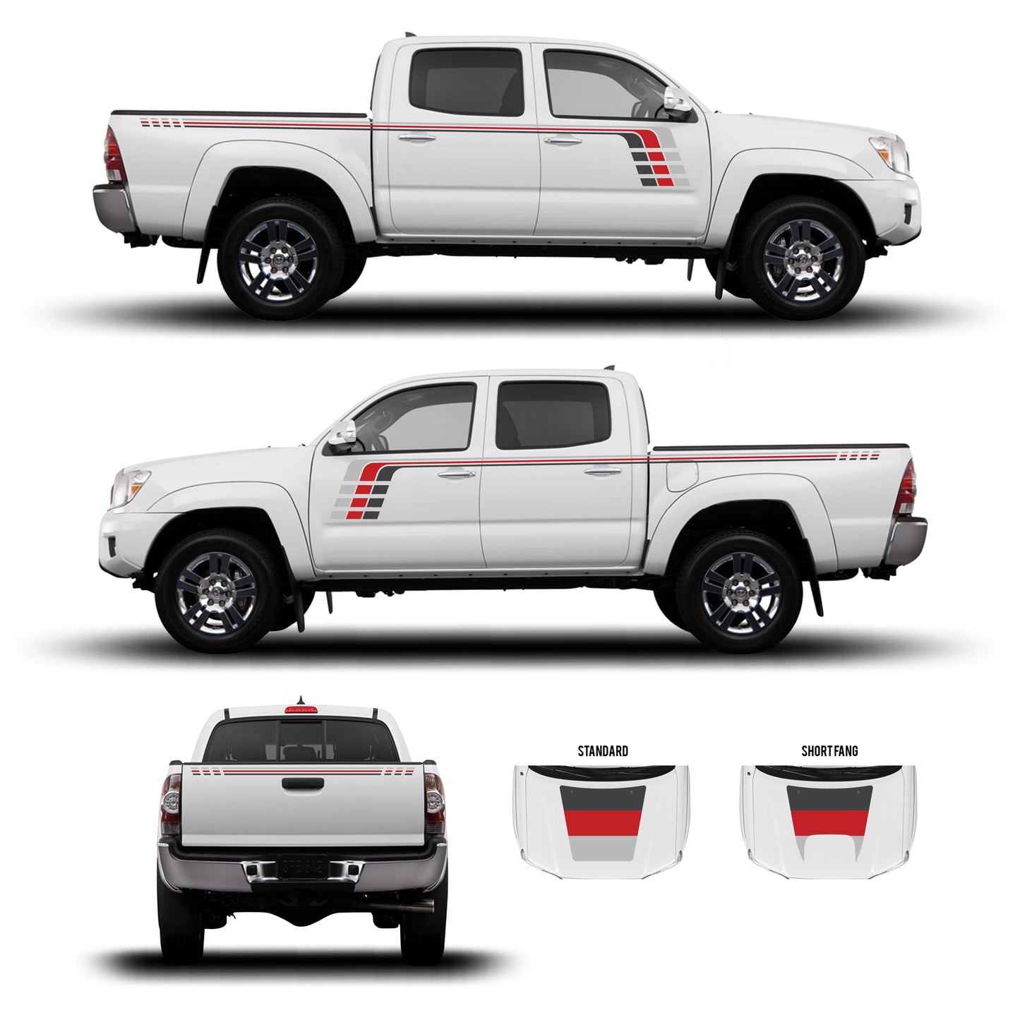 2005-15 Tacoma Checkered Stripe Kit