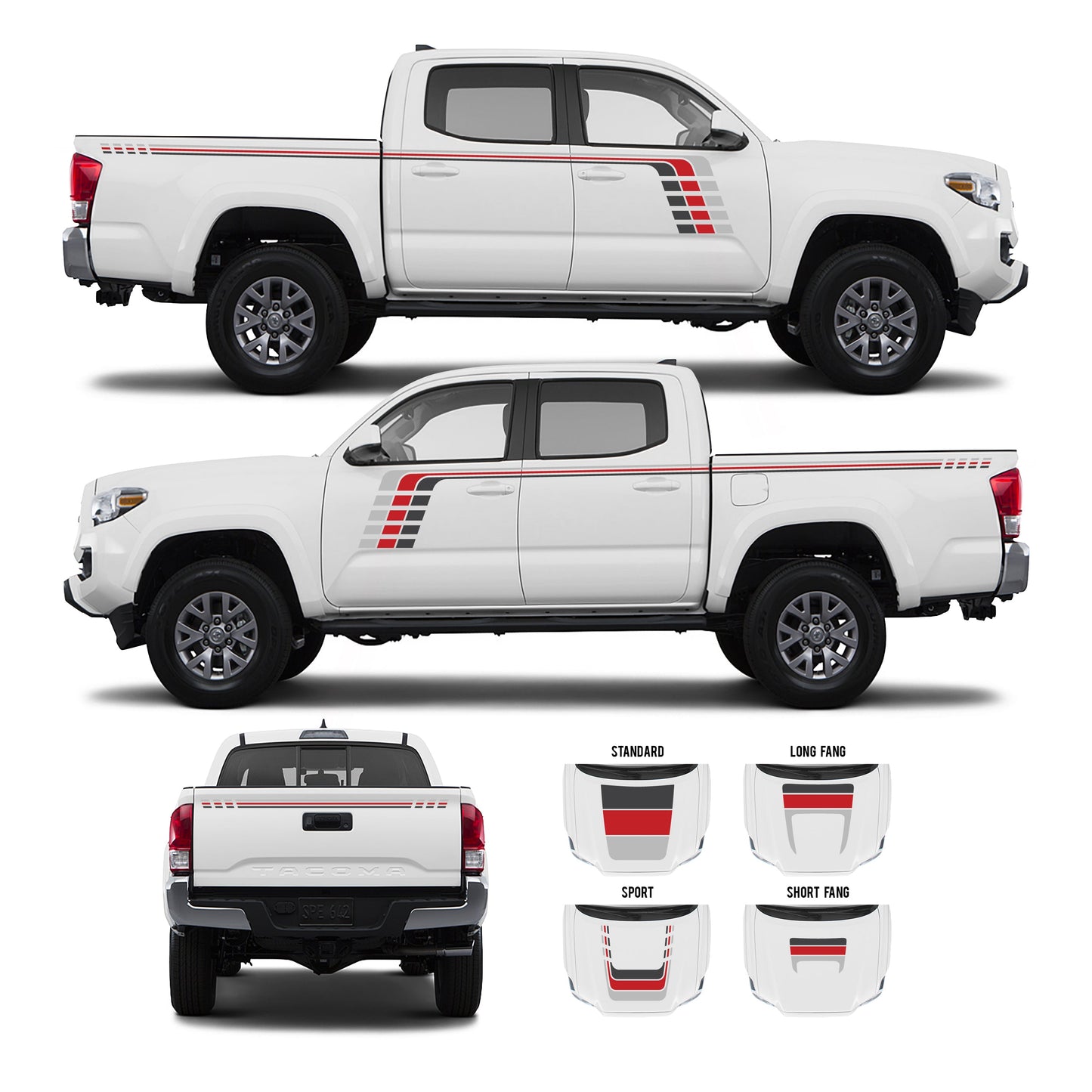2016-23 Tacoma Checkered Stripe Kit